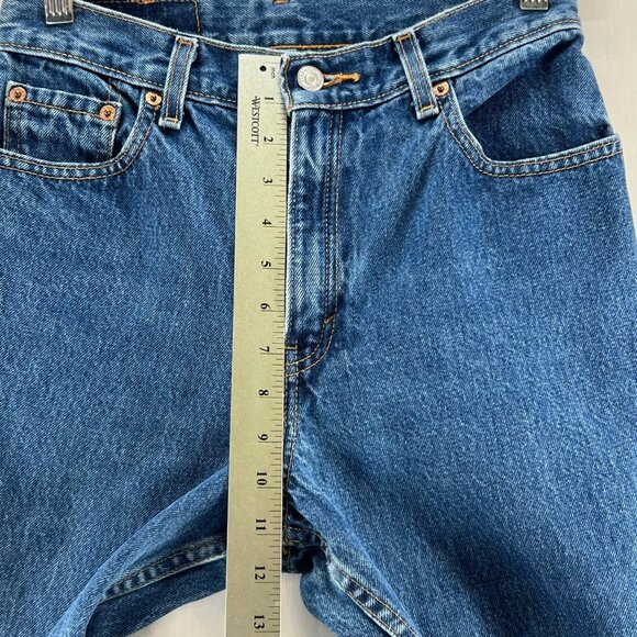 Levis 550 Jeans Womens 6 Reg Relaxed Fit Tapered Leg High Rise Denim Medium Wash - Picture 9 of 11